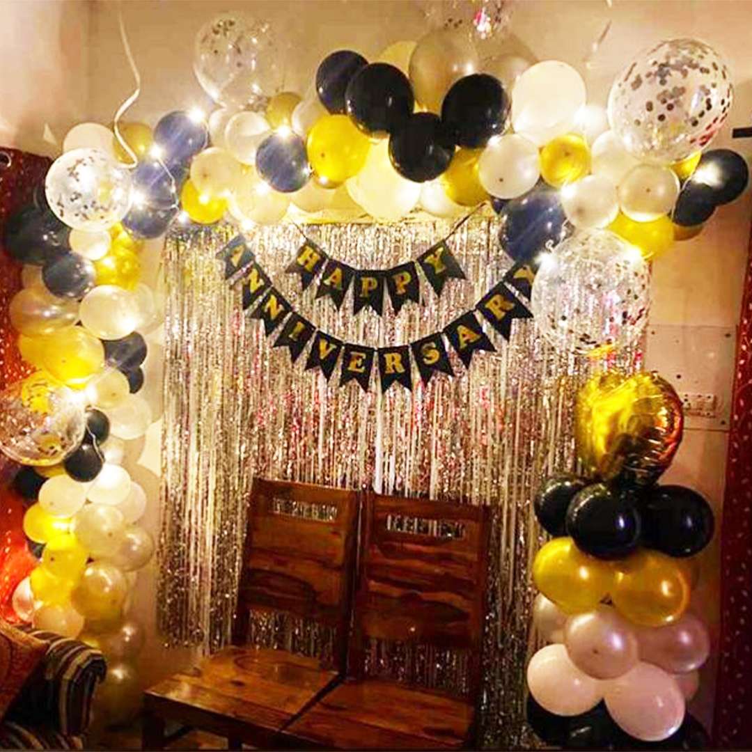 Anniversary Balloon Decoration - Prepare 2 Party
