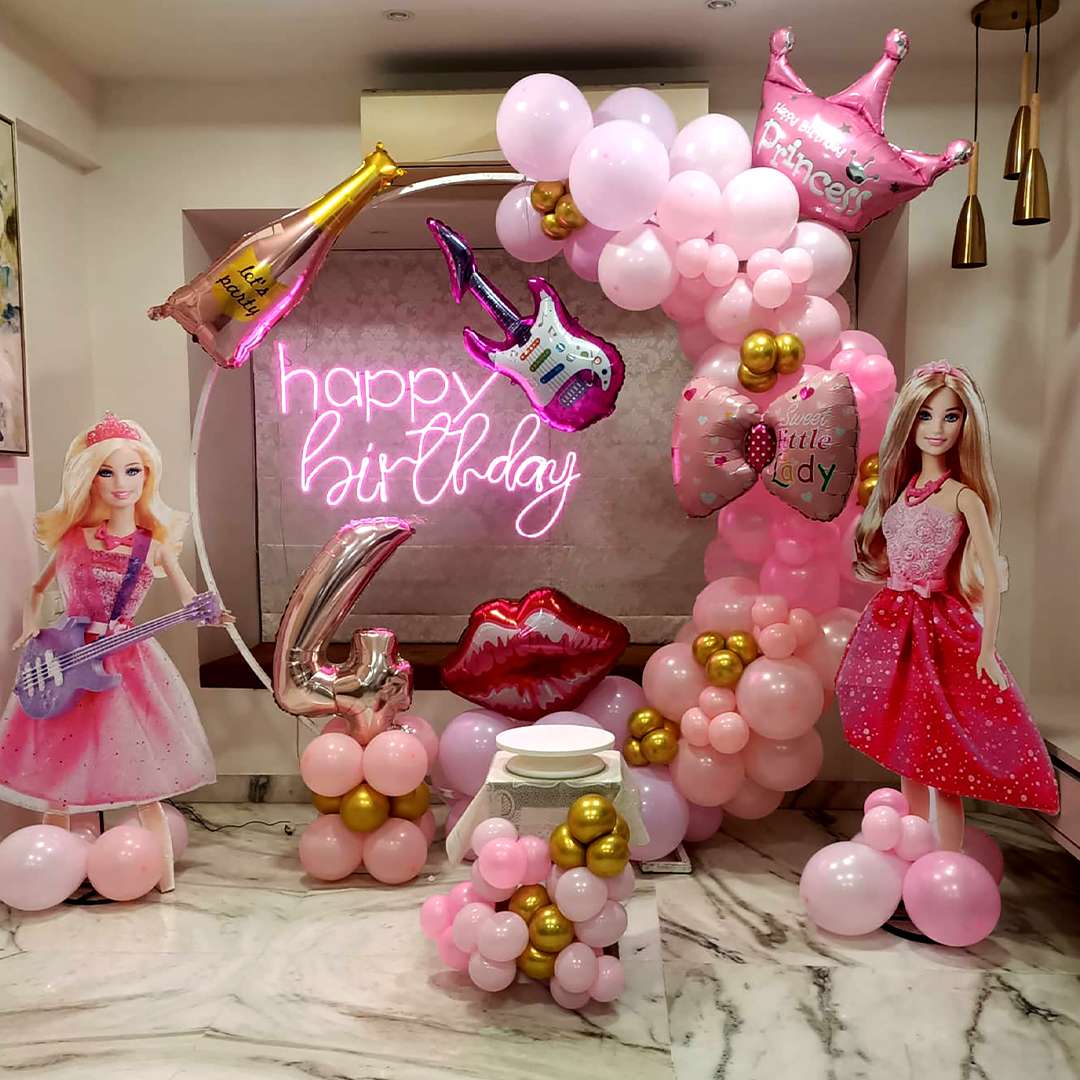 Barbie Theme Birthday Decor