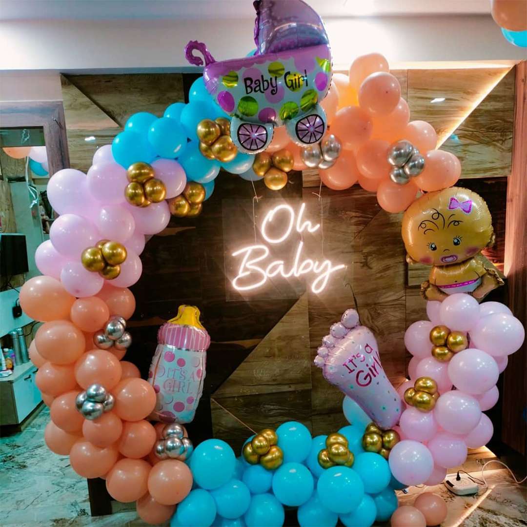 Colourful Baby Shower Decor