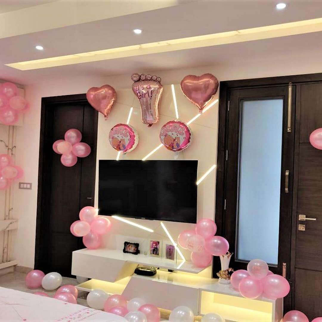 Pastel Pink Welcome Baby Girl Decoration