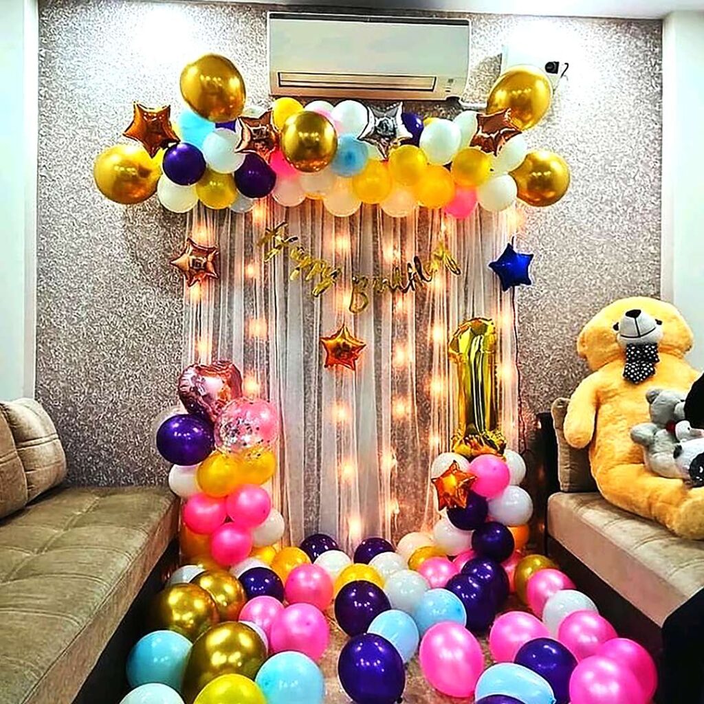 Simple Kids Birthday Decoration - Prepare 2 Party