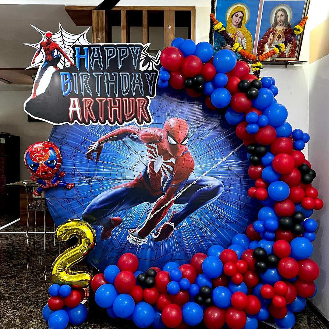 Spider-Man Birthday Theme Decor