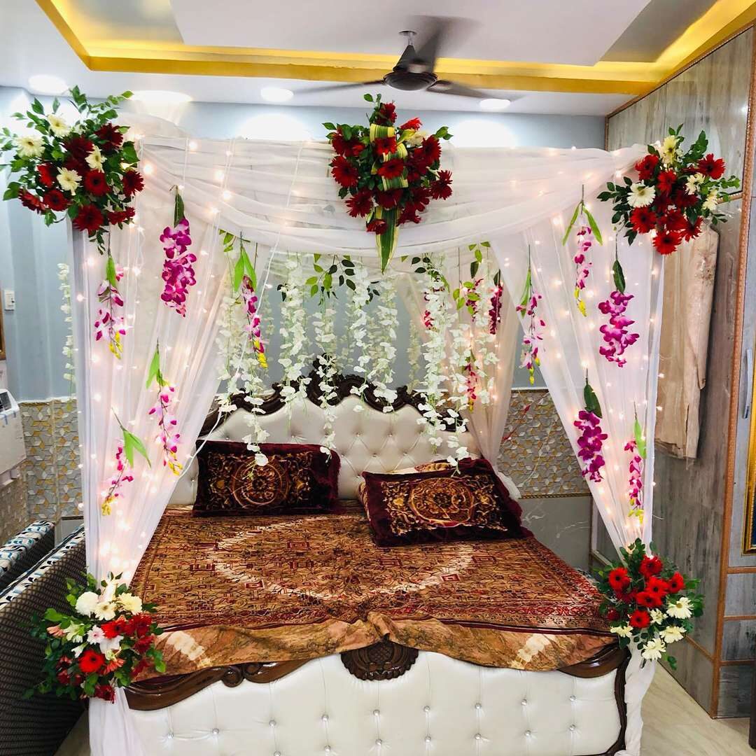 Bed Decoration For Honeymoon