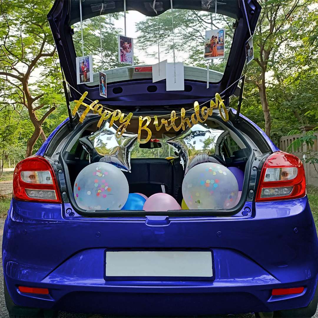 Birthday Car Decor