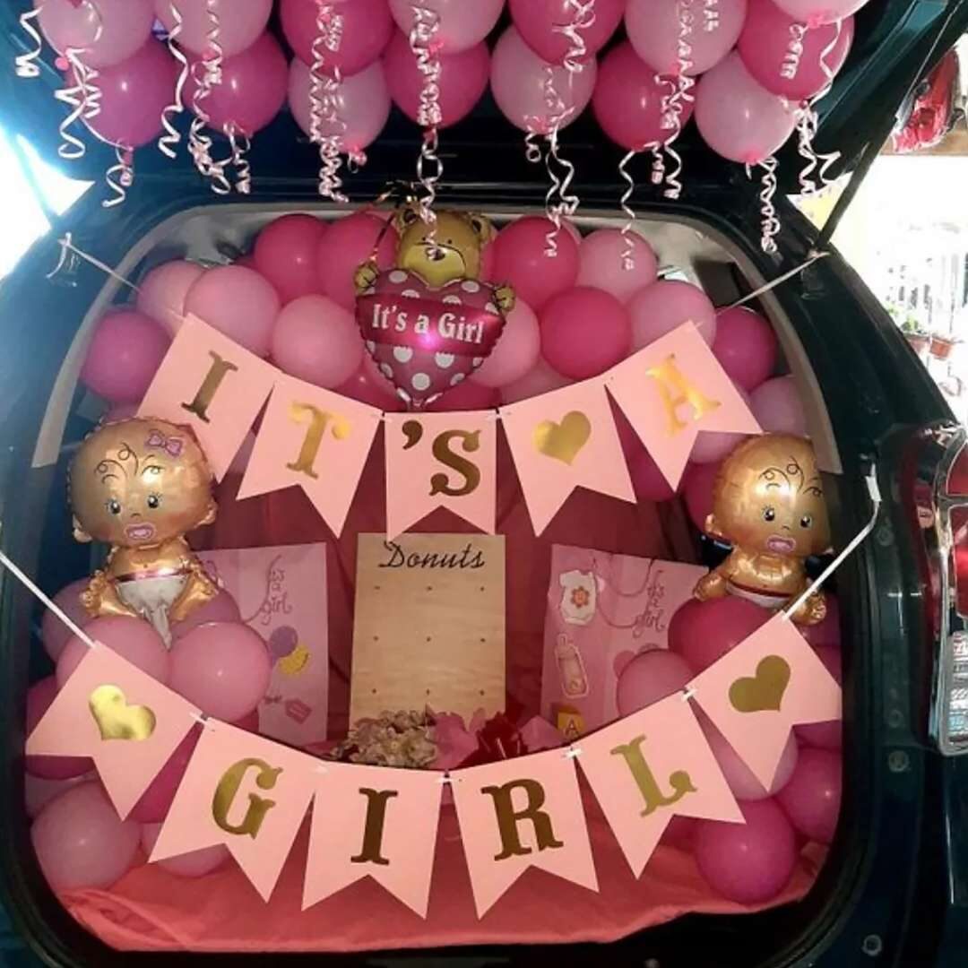 Baby Girl Carboot Decor