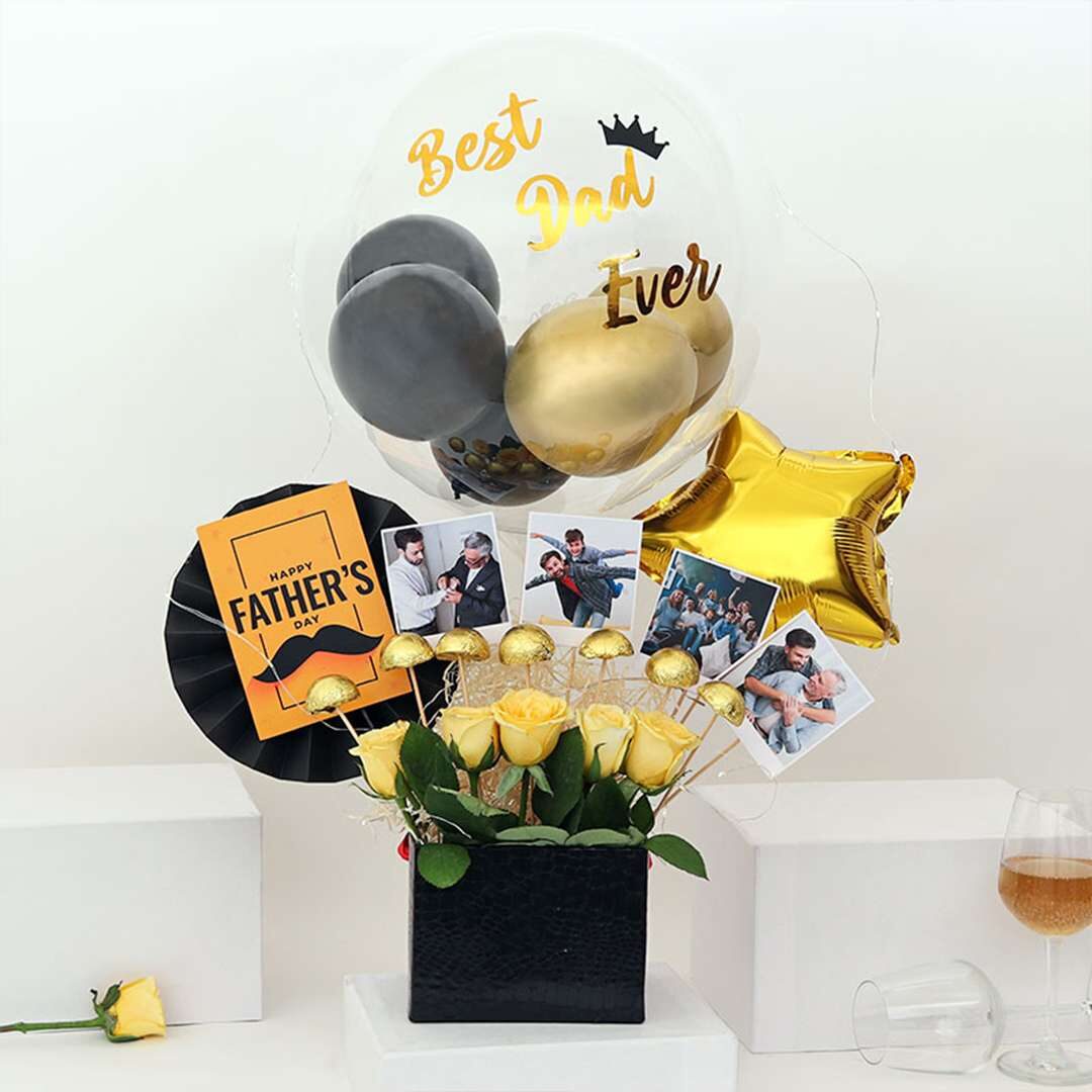Custom Father Day Balloon Bouquet