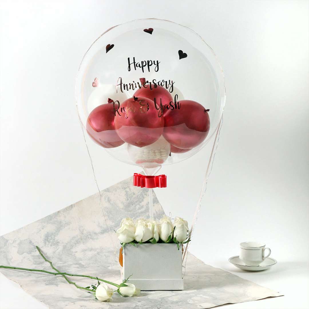 Personalised Anniversary Balloon Bouquet